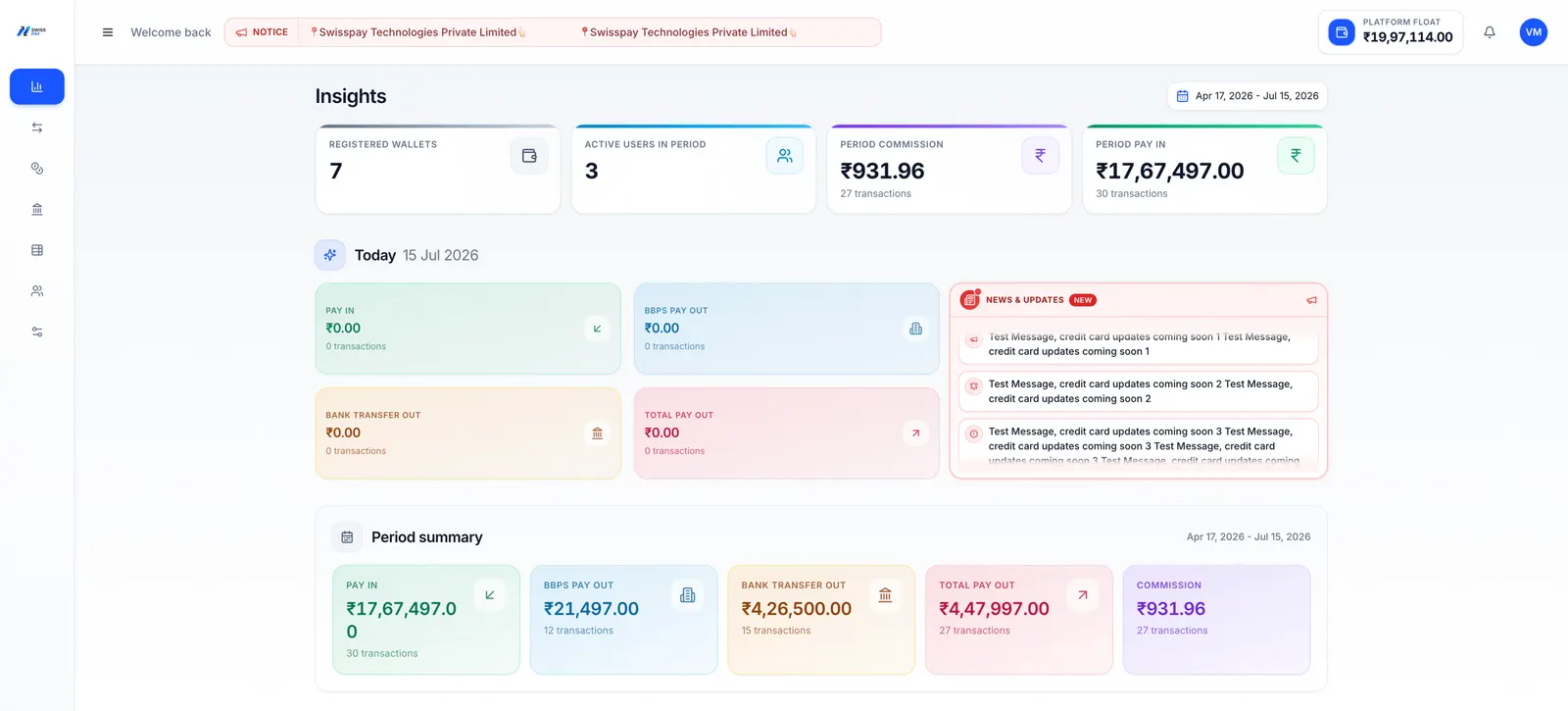SwissPay mobile wallet experience